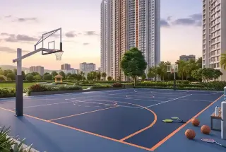 Multipurpose Sports Court at Wadhwa Solis